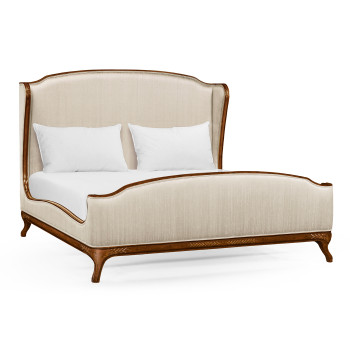 Louis XV Mahogany Cali King Bed