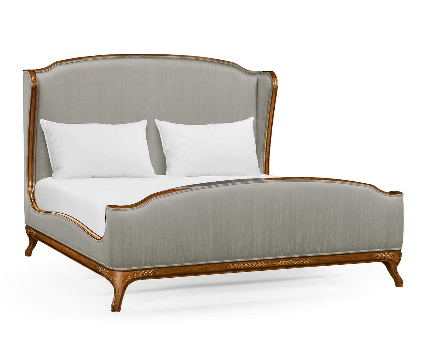 Louis XV Mahogany Cali King Bed