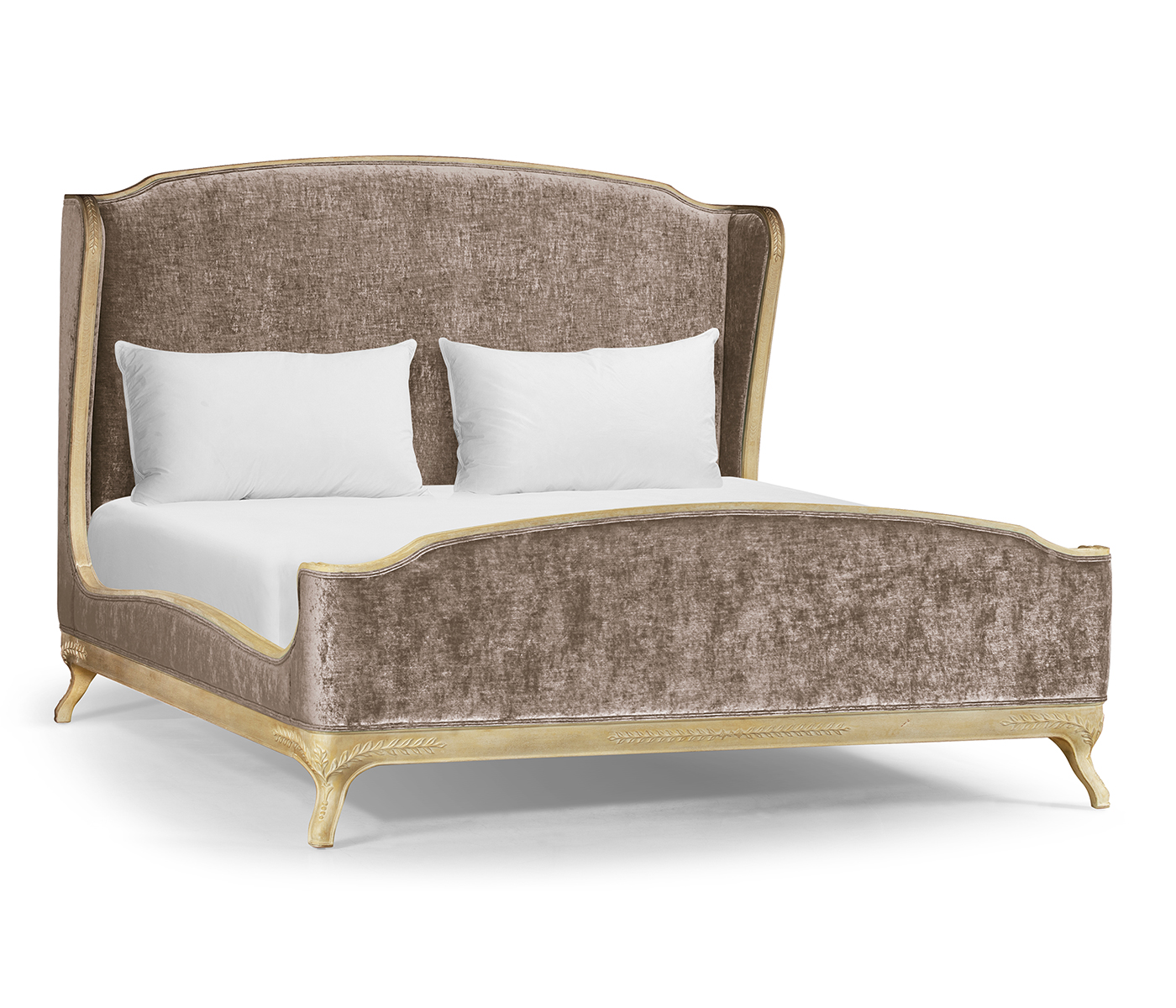 Louis XV Limed Tulip Cali King Bed