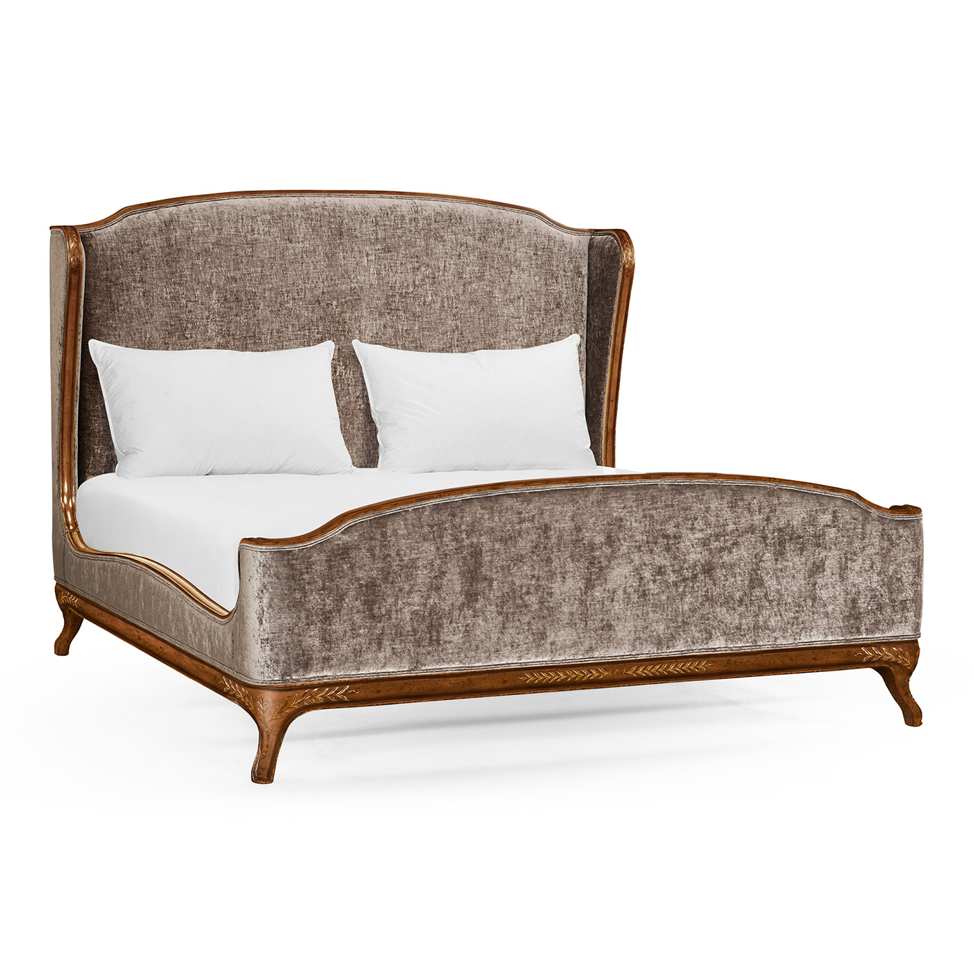Louis XV Walnut Cali King Bed