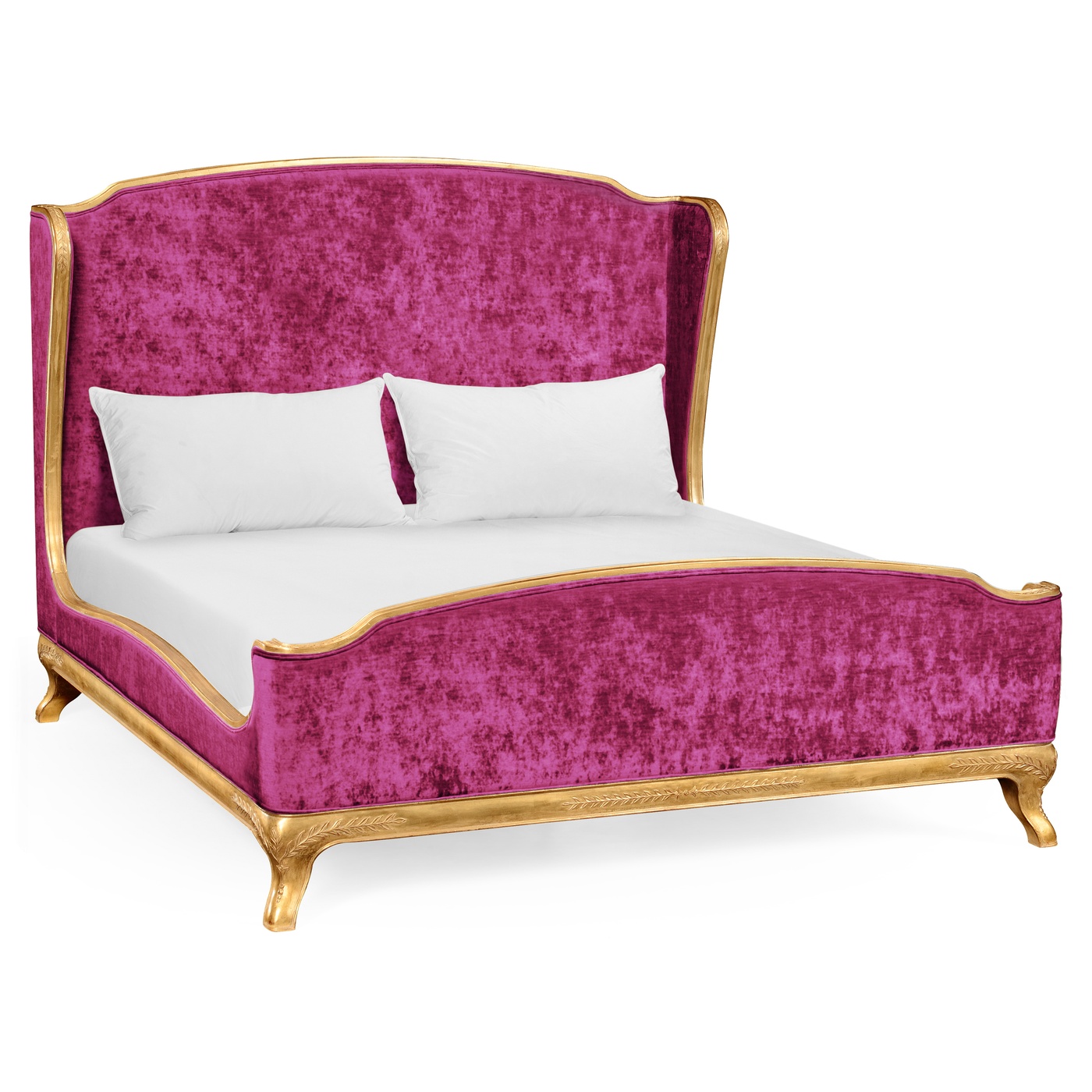 Louis XV Gilded US King Bed