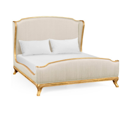 Louis XV Gilded US King Bed