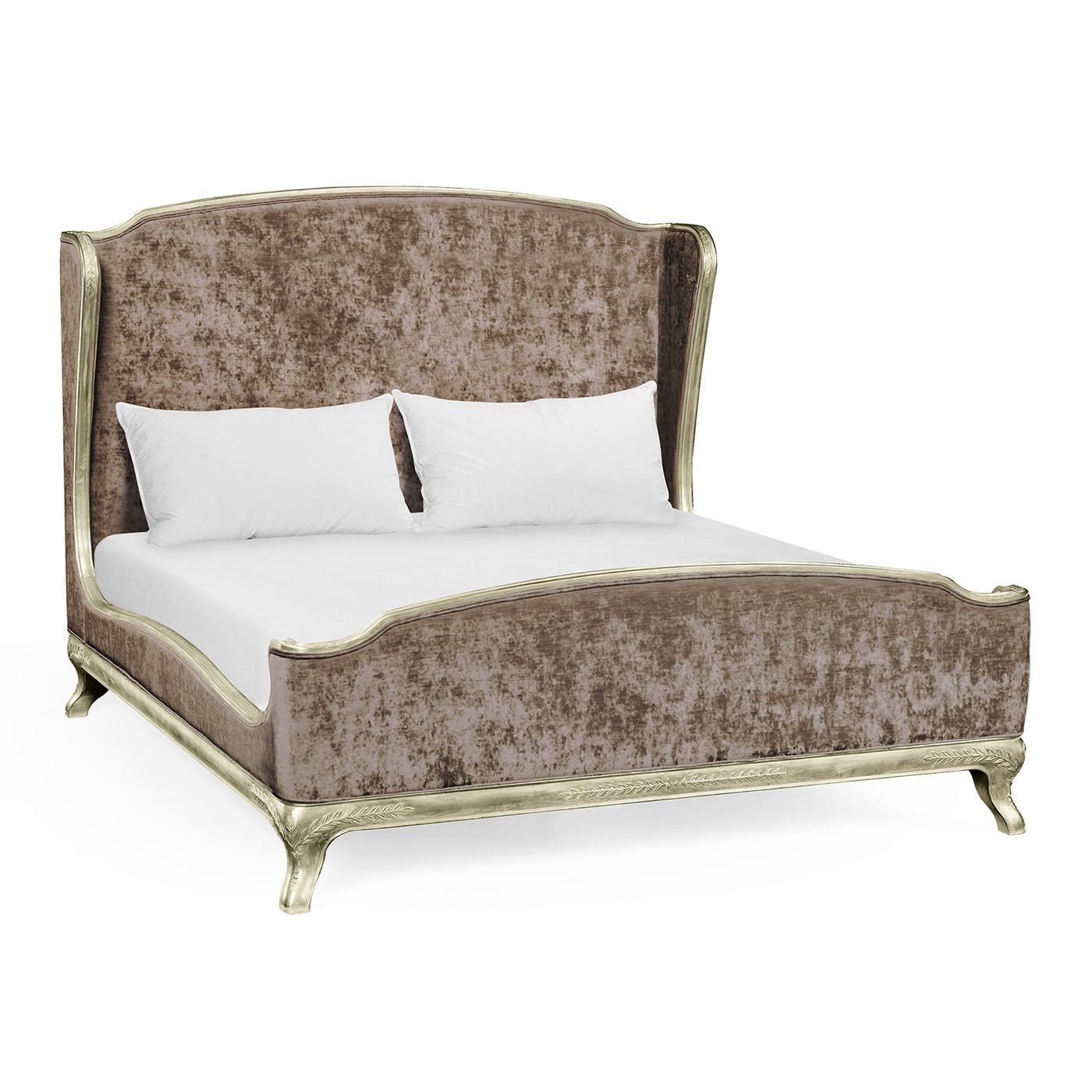 Louis XV Grey Weathered US King Bed
