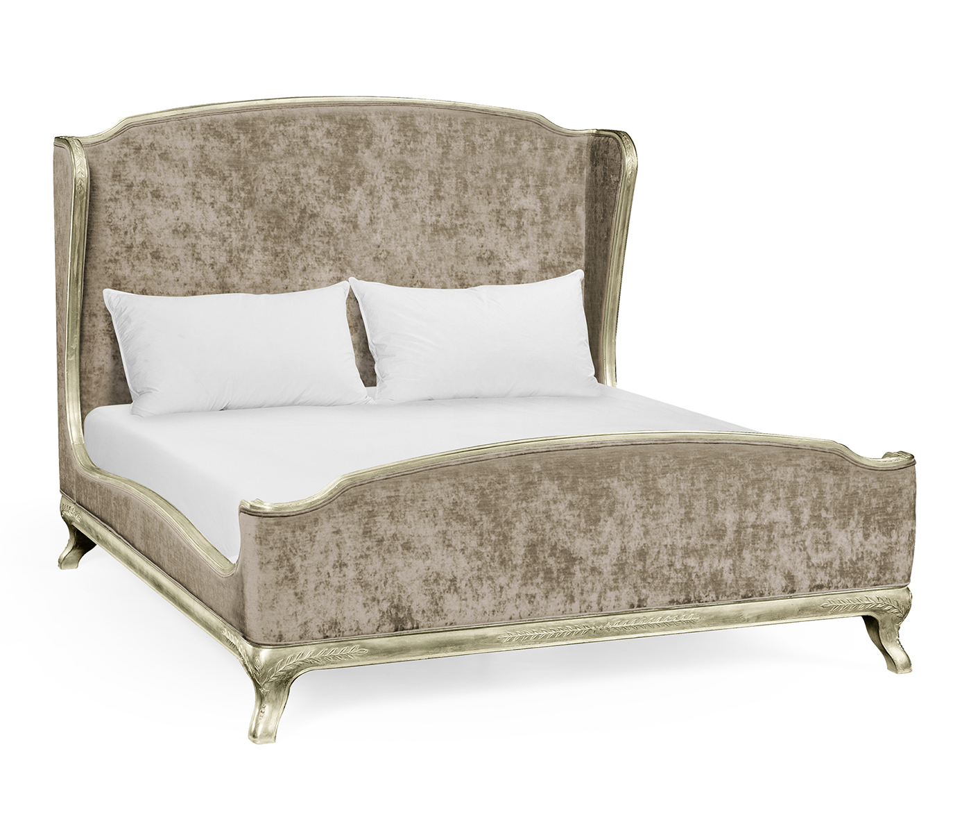 Louis XV Grey Weathered US King Bed