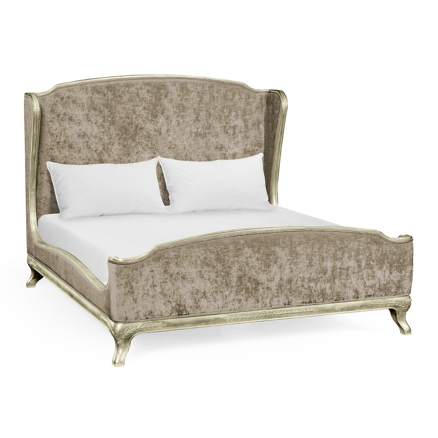Louis XV Grey Weathered US King Bed