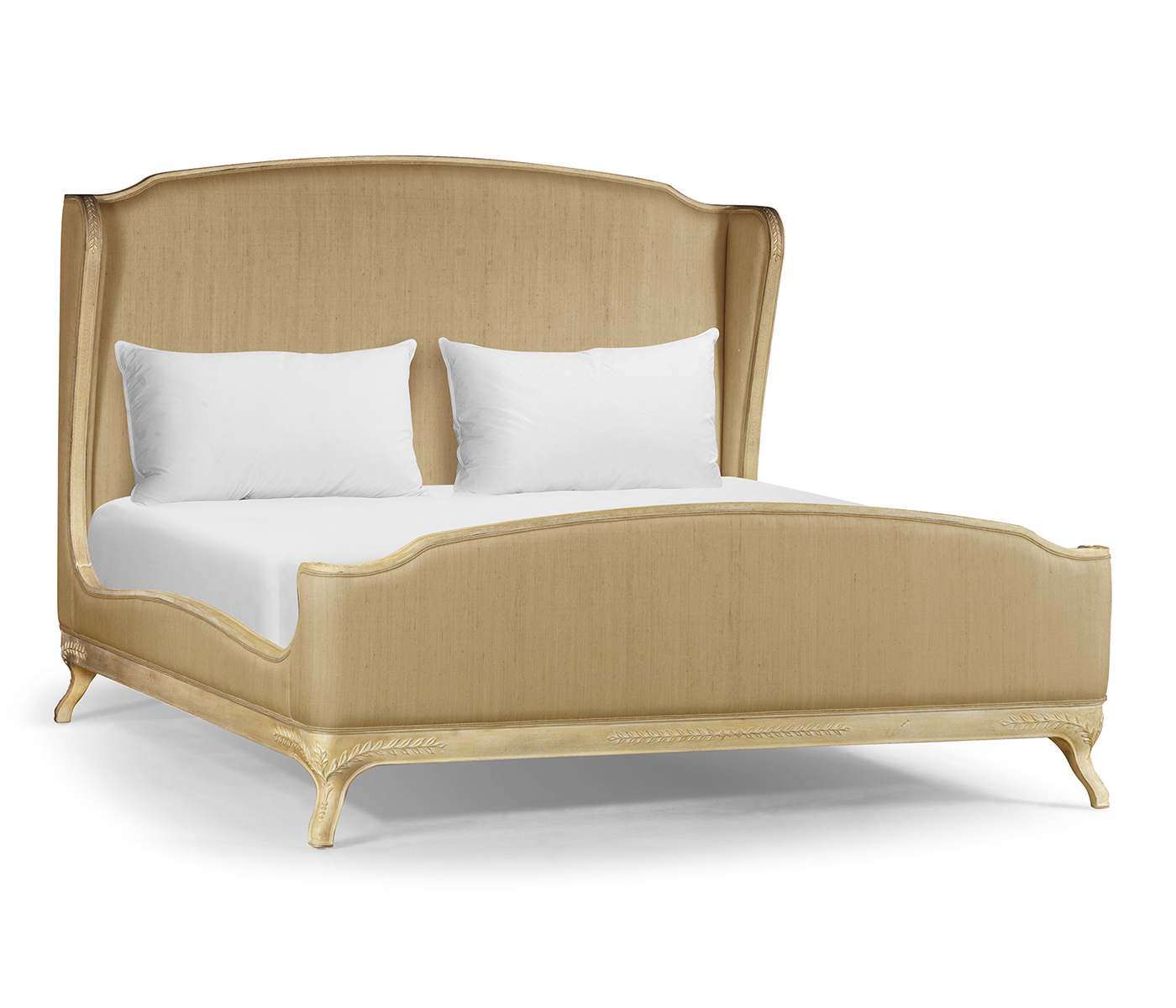 Louis XV Limed Tulip US King Bed