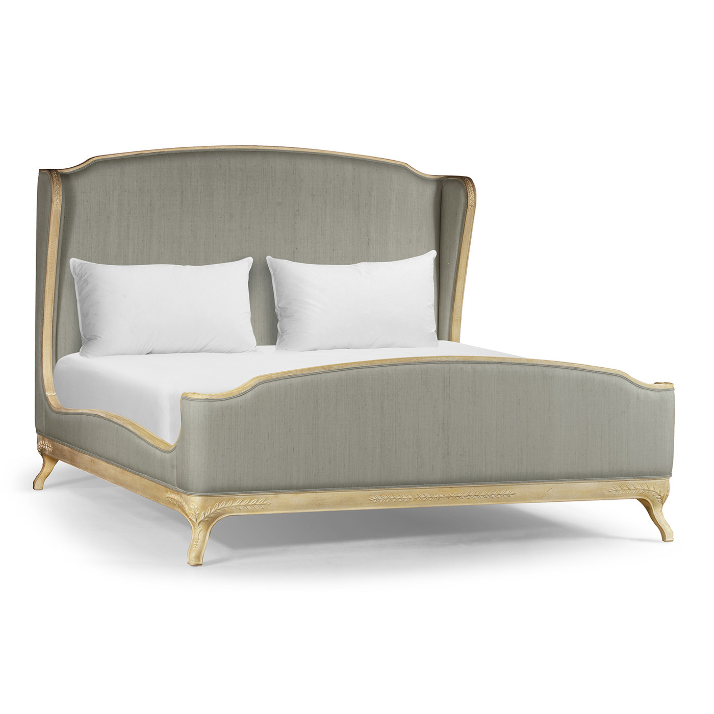 Louis XV Limed Tulip US King Bed