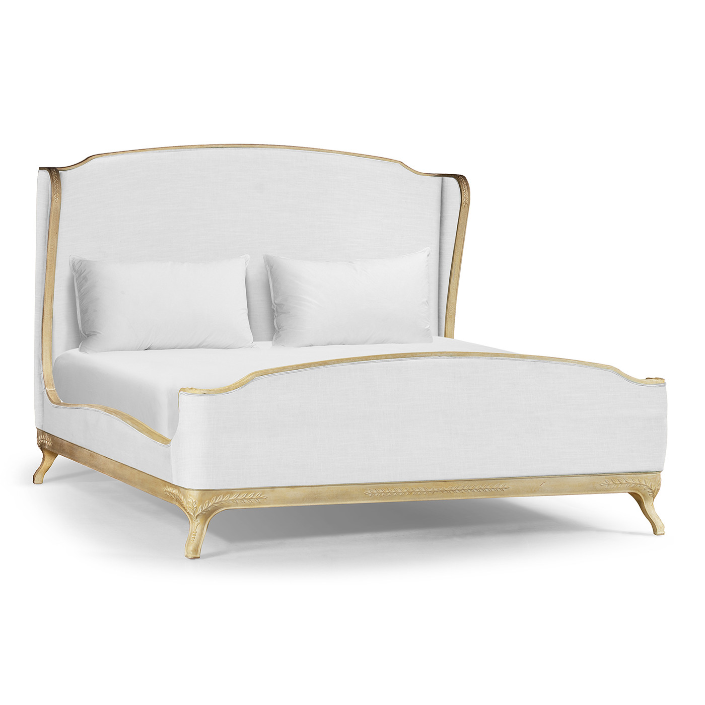 Louis XV Limed Tulip US King Bed
