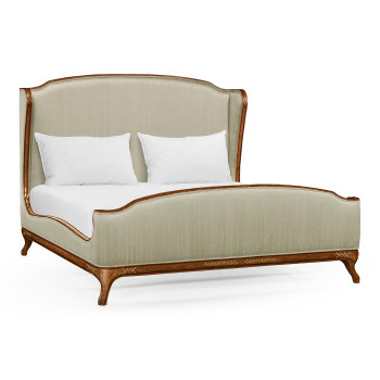 Louis XV Walnut US King Bed