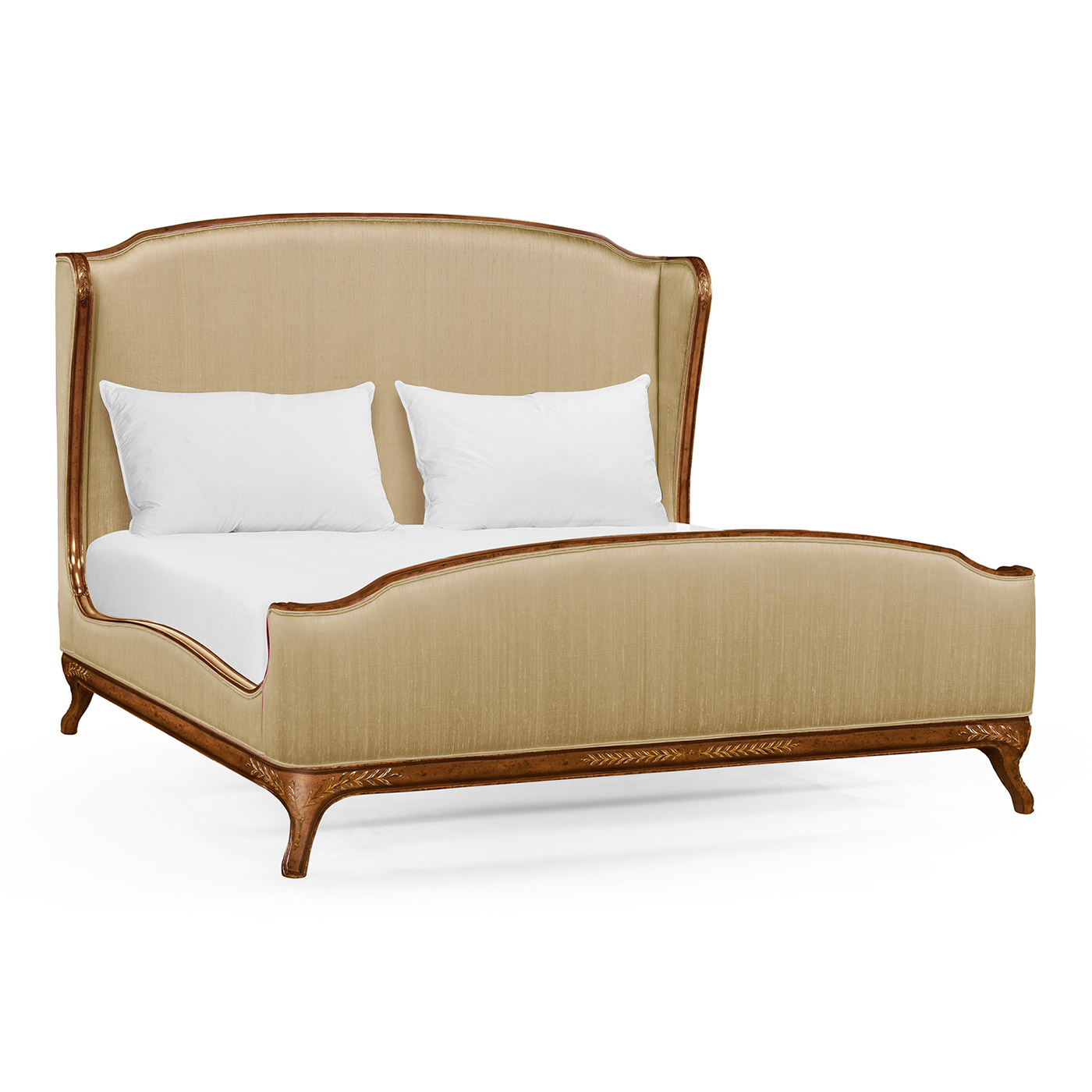 Louis XV Walnut US King Bed