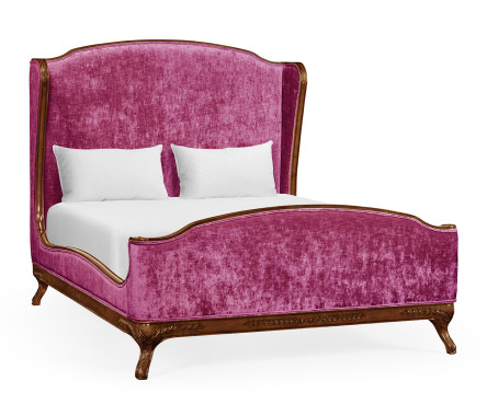 Louis XV Mahogany US Queen Bed