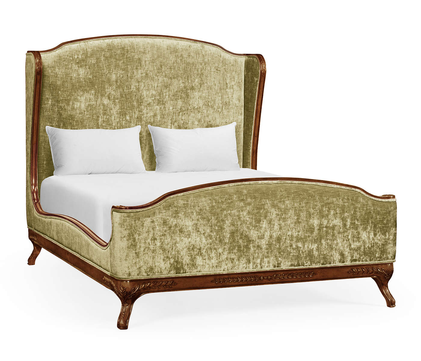 Louis XV Mahogany US Queen Bed