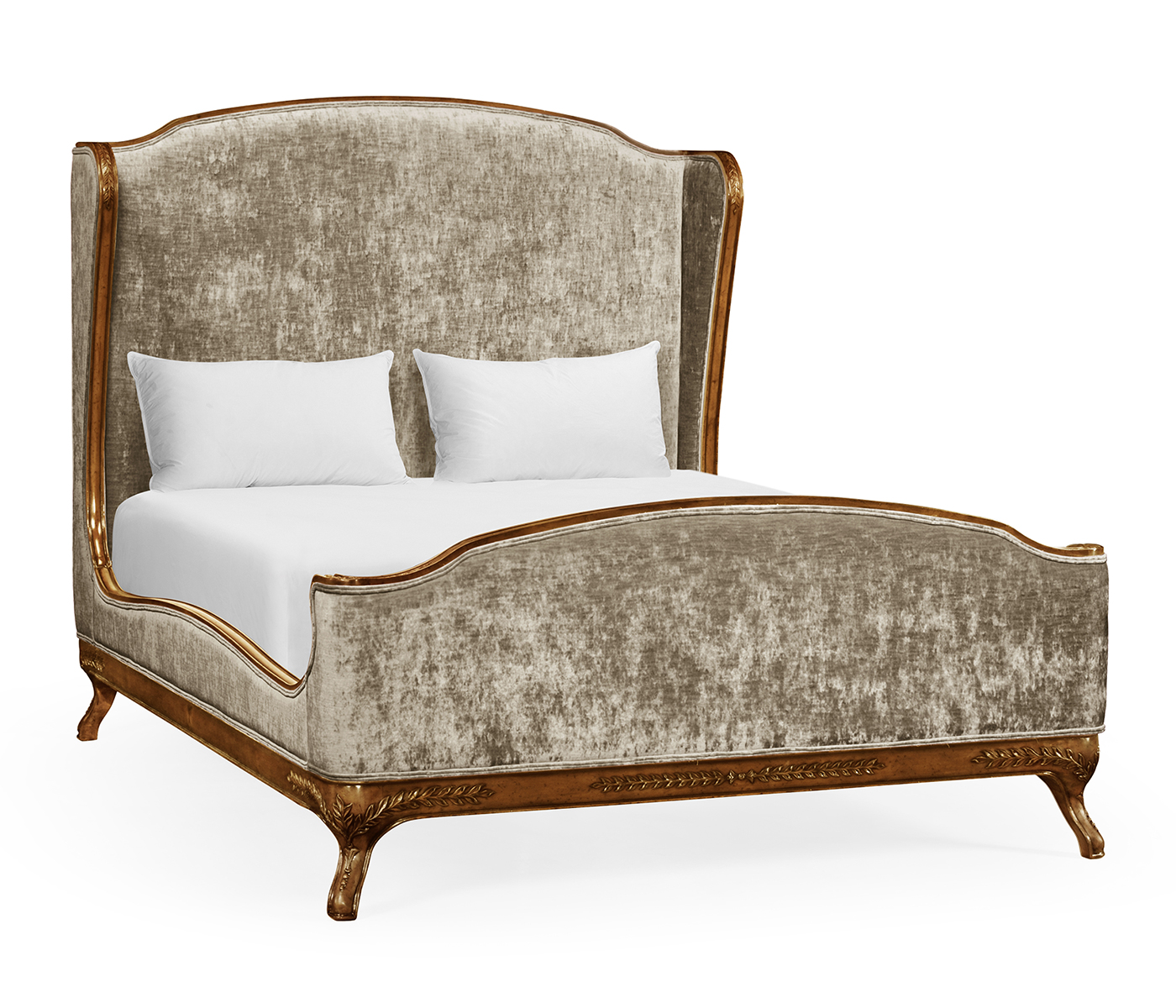 Louis XV Mahogany US Queen Bed