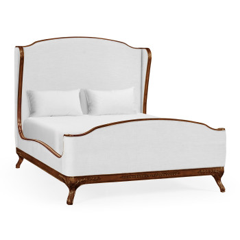 Louis XV Mahogany US Queen Bed