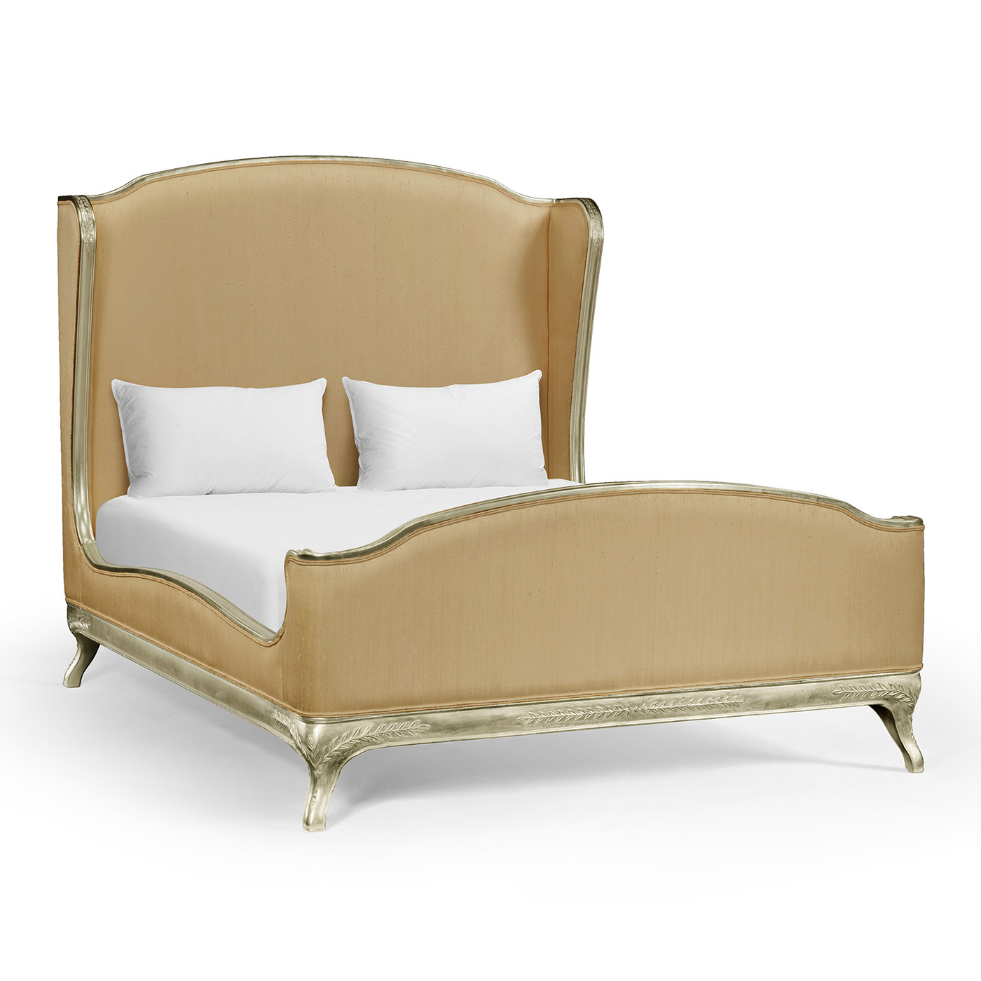 Louis XV Grey Weathered US Queen Bed