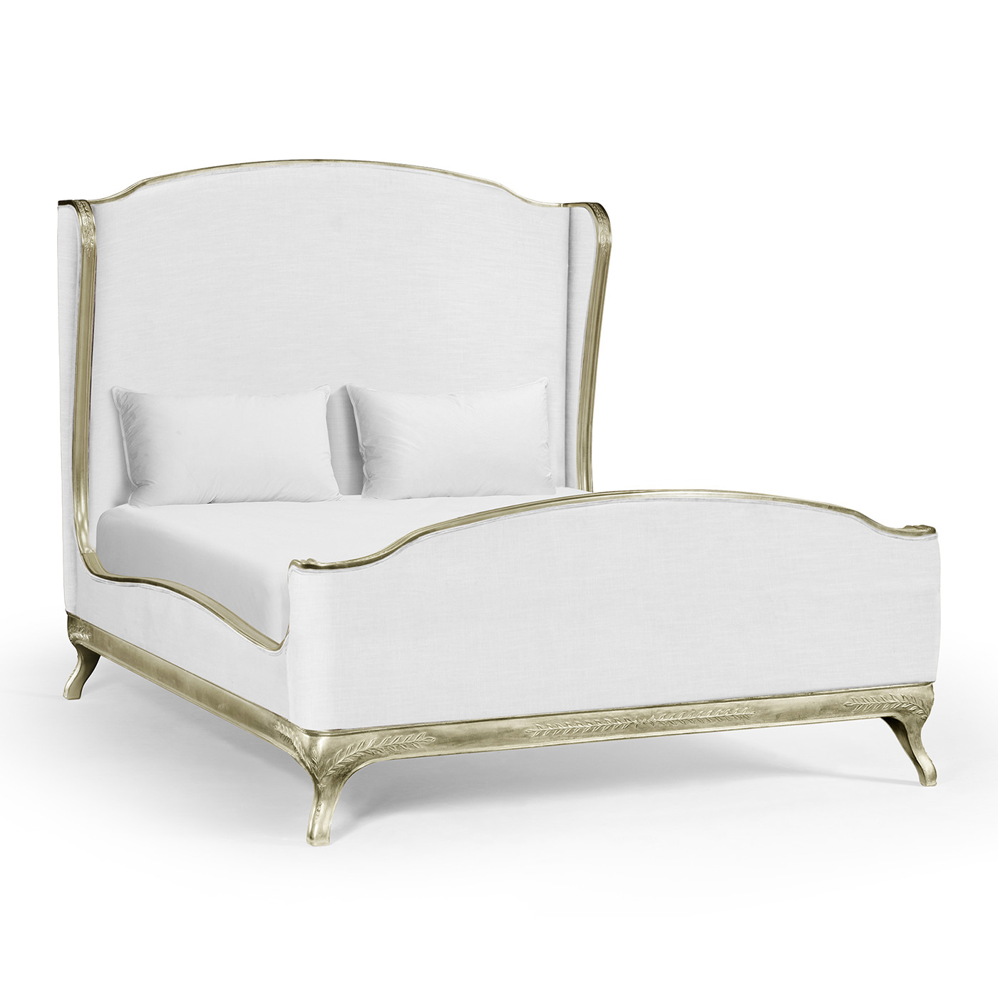 Louis XV Grey Weathered US Queen Bed