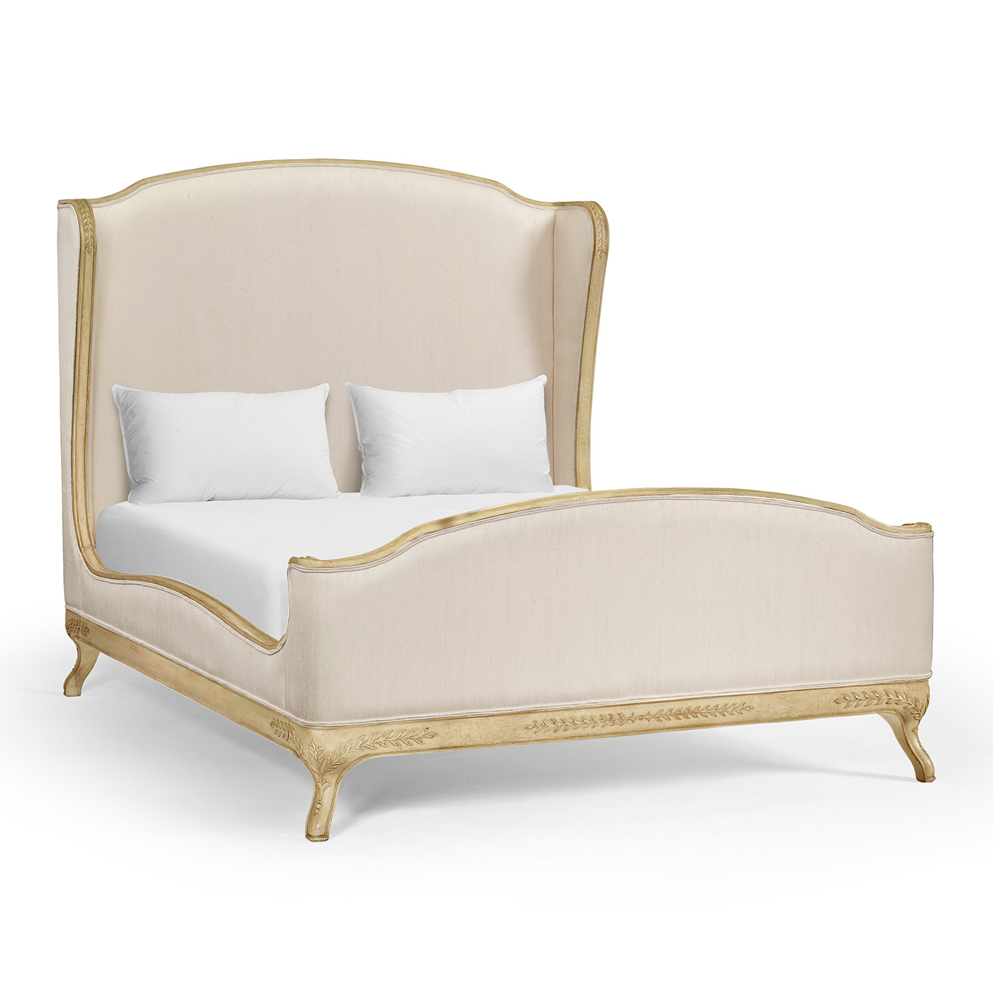 Louis XV Limed Tulip US Queen Bed