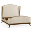Louis XV Walnut US Queen Bed