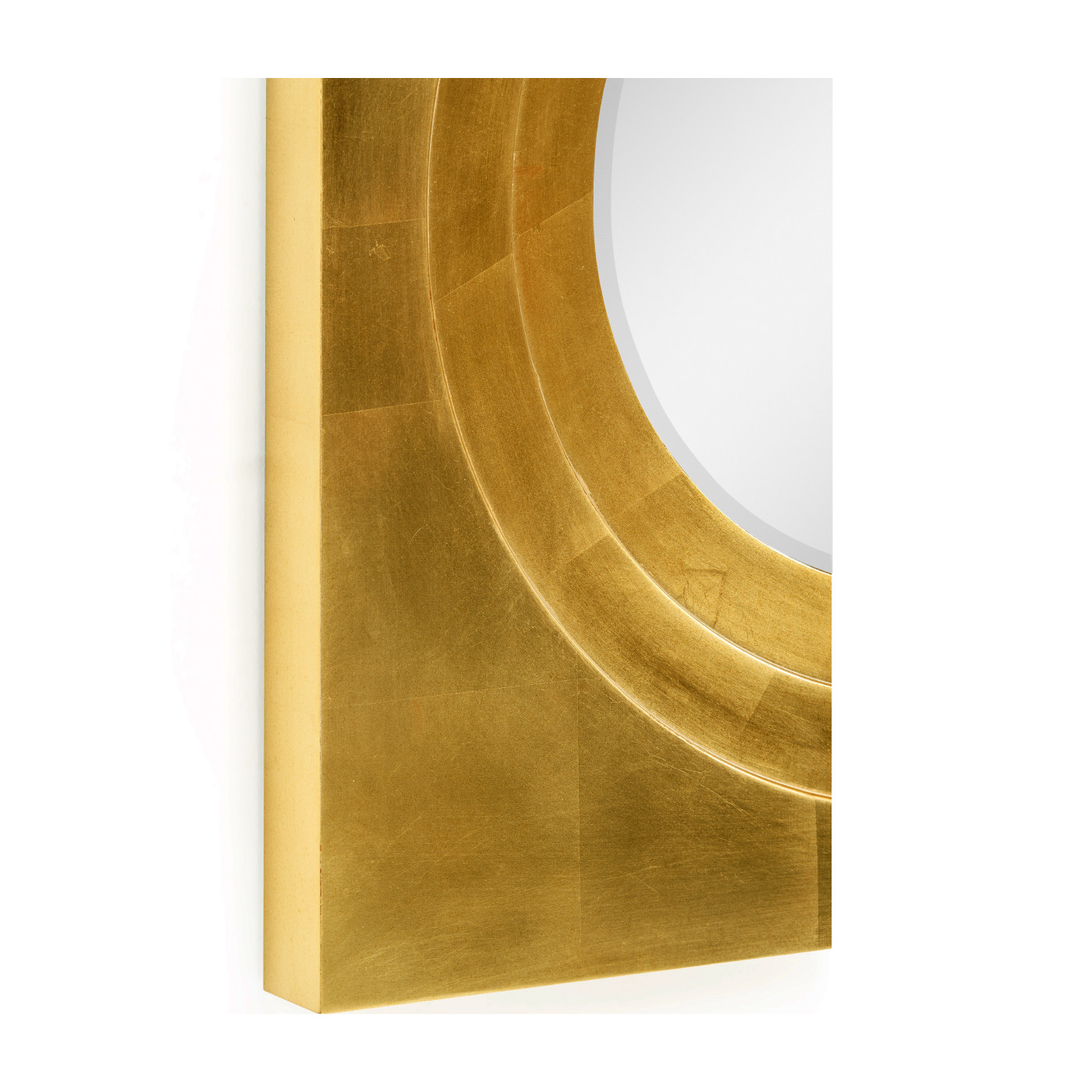 Gilded Framed Round Mirror