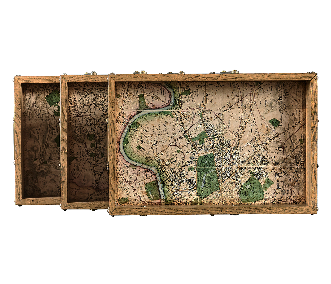 Travel Trunk Style Letter Tray