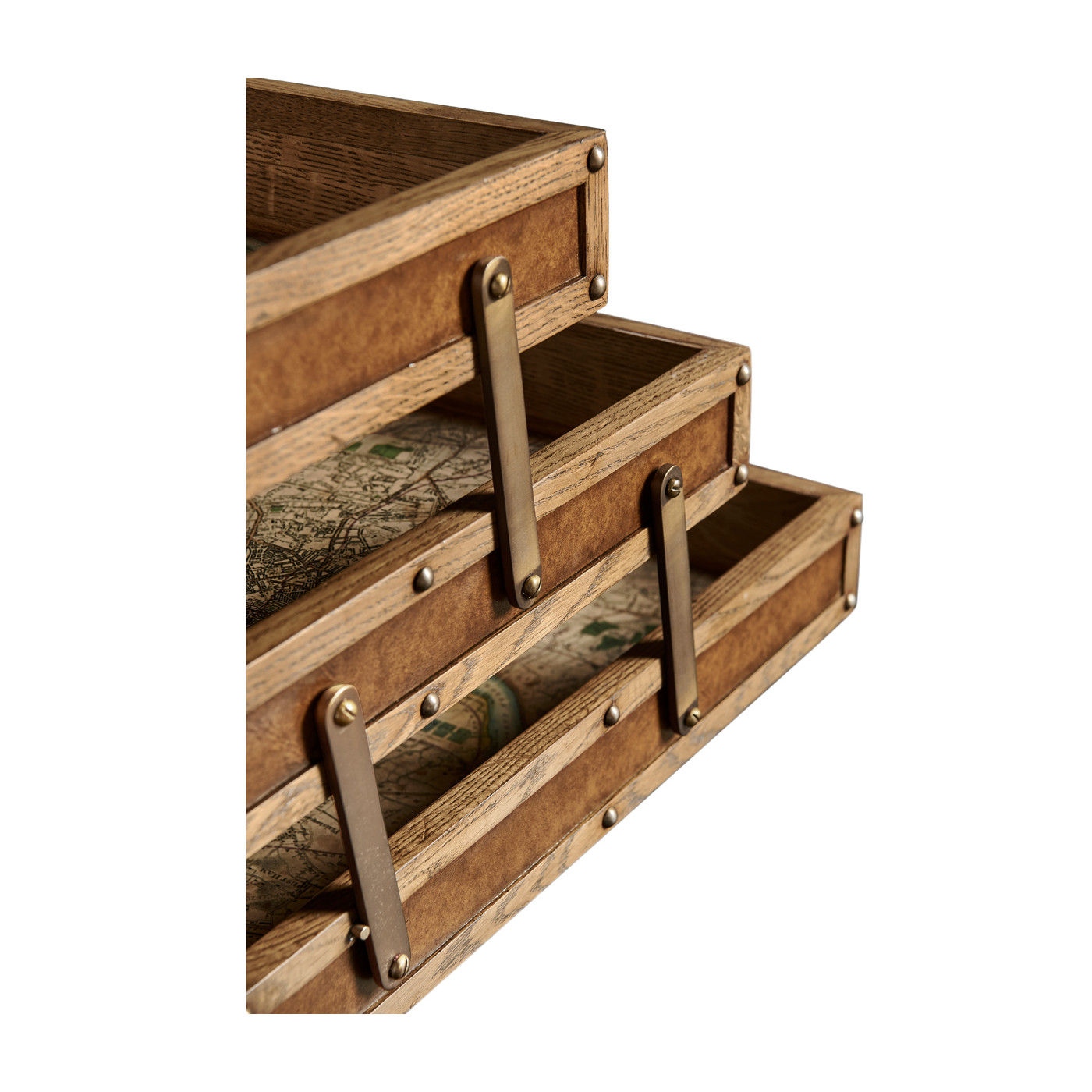 Travel Trunk Style Letter Tray