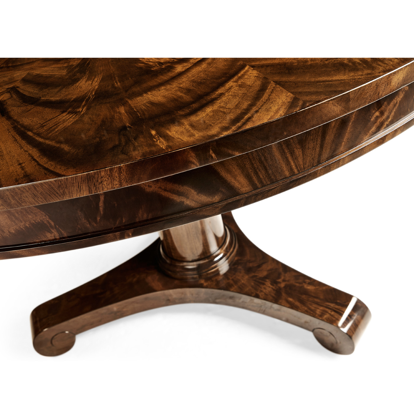 Flame Mahogany Biedermeier Breakfast Table 48