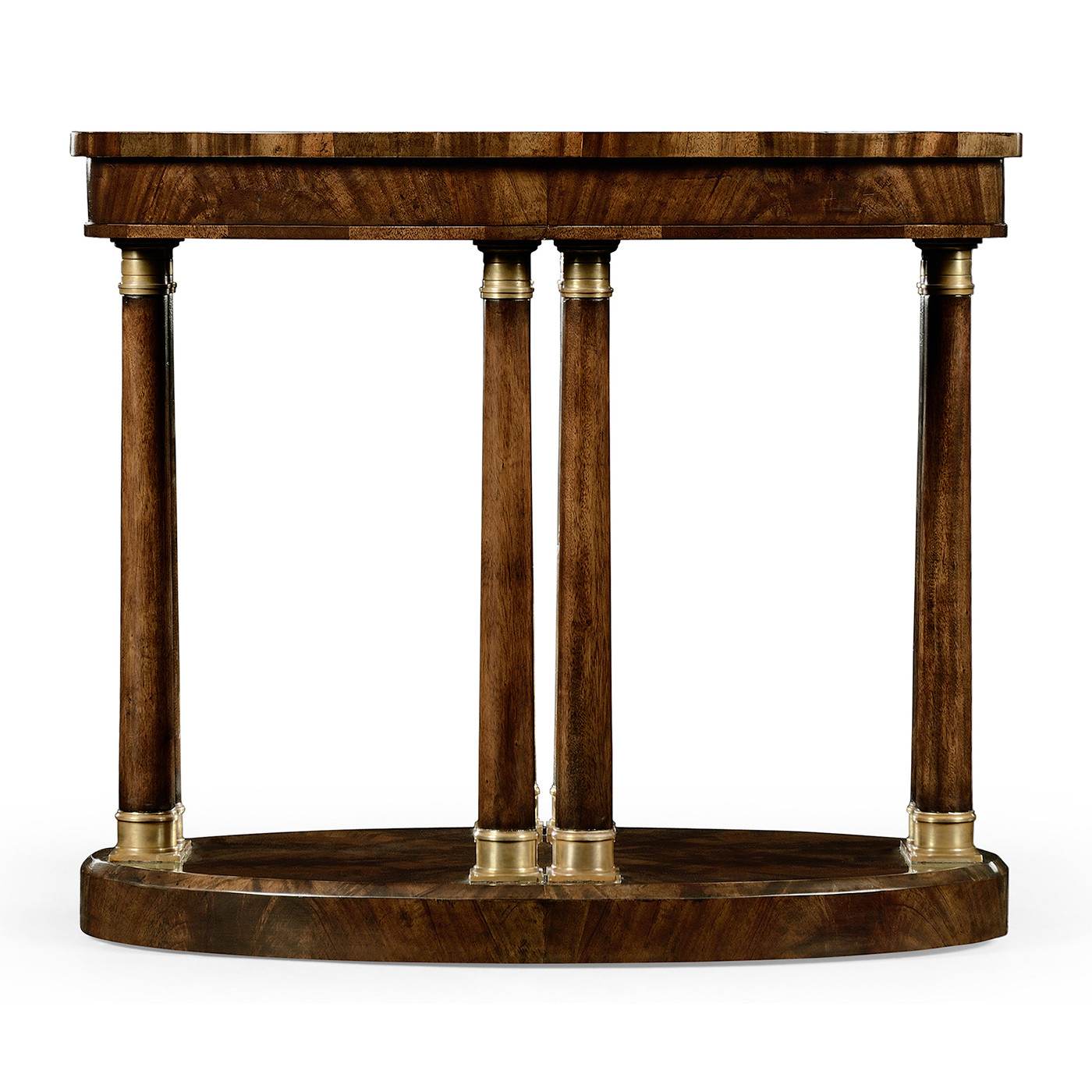 Mahogany Biedermeier style oval side table