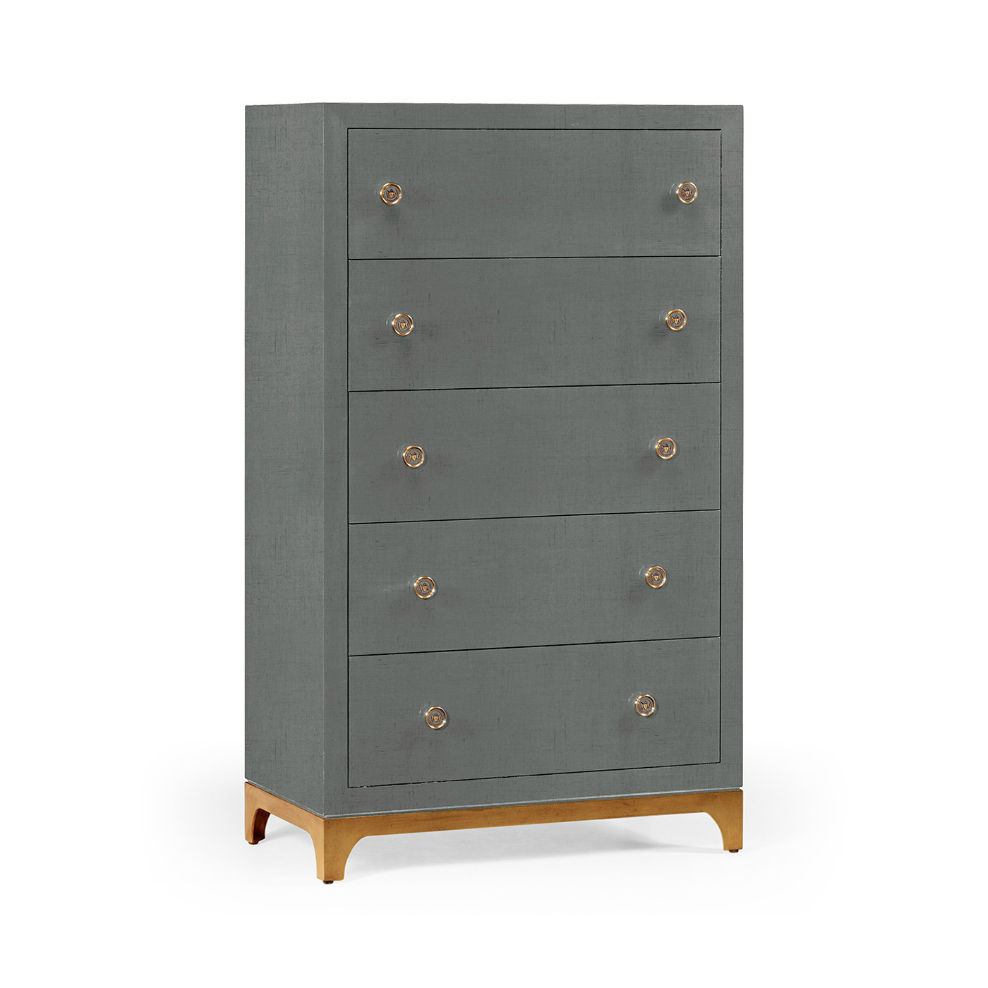 Tall chest with blazer buttons (Flannel/Gold)