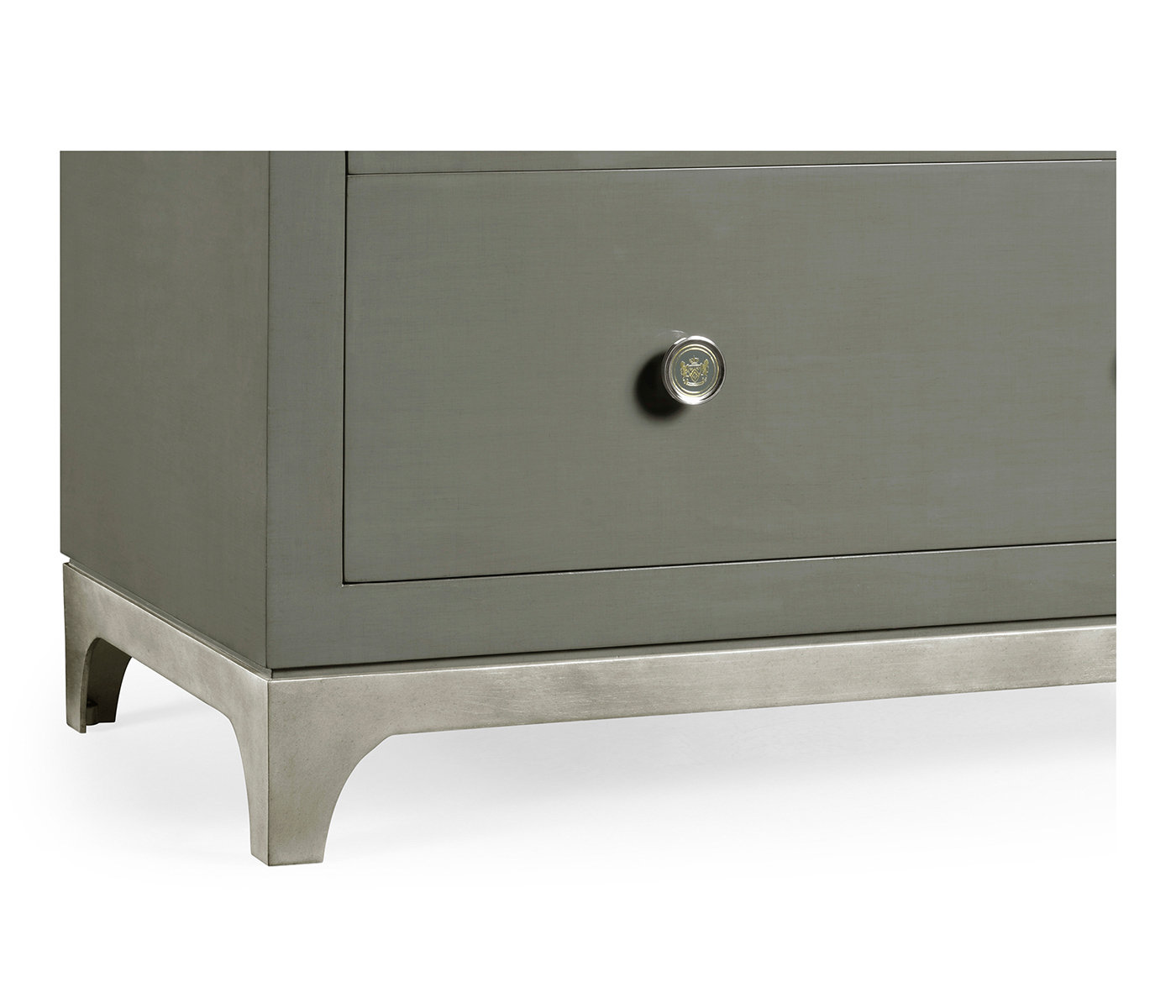 Tall chest with blazer buttons (Slate/Silver)