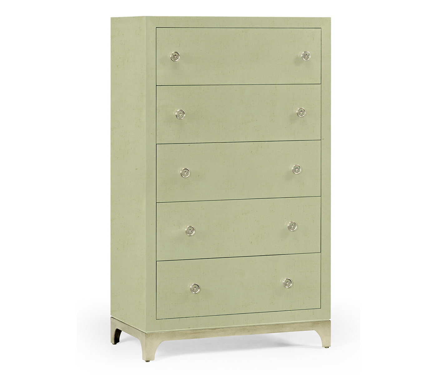 Tall chest with blazer buttons (Lichen/Silver)