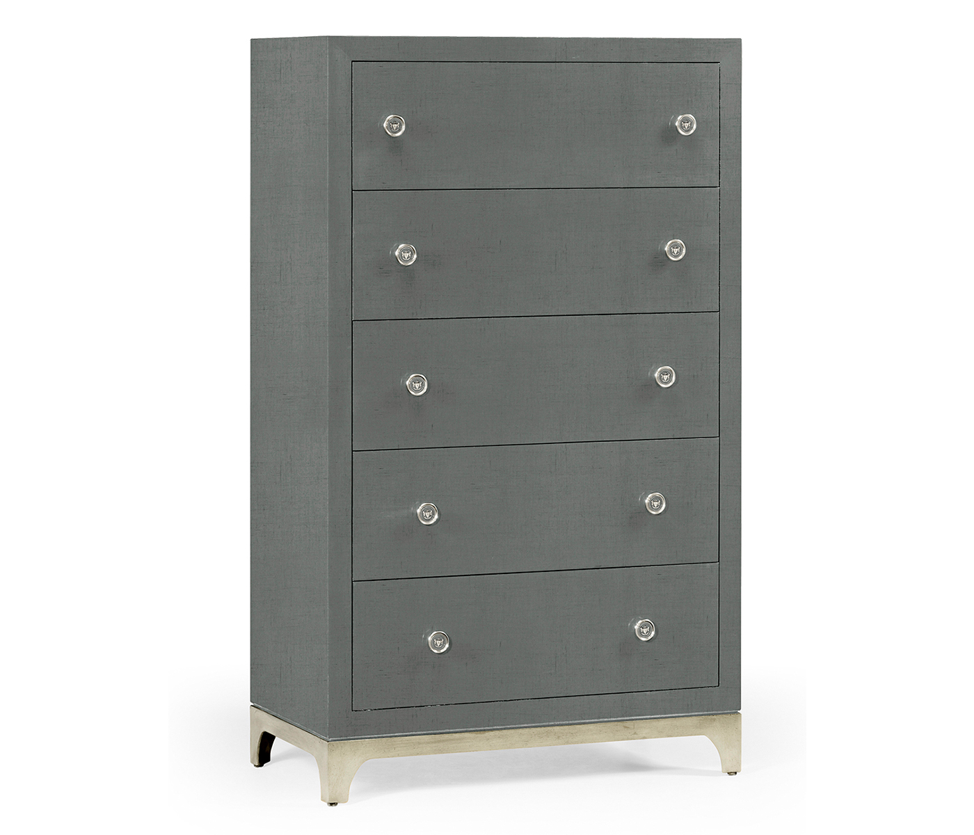 Tall chest with blazer buttons (Flannel/Silver)
