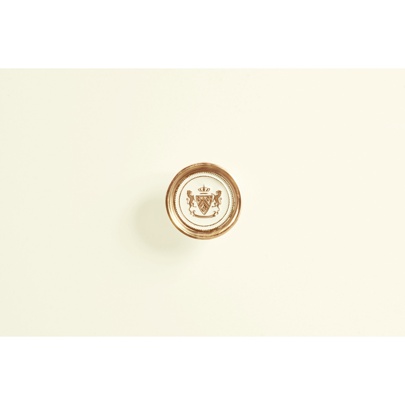 Blanc & Gold Low Chest