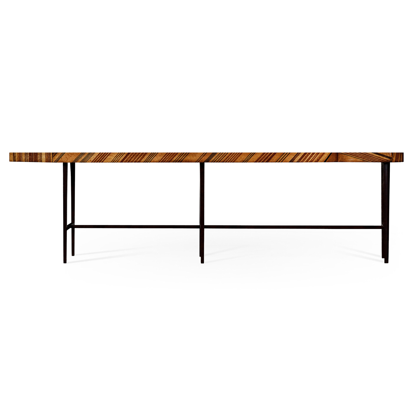 Inlaid Stripe “Necktie” Bench Or Coffee Table