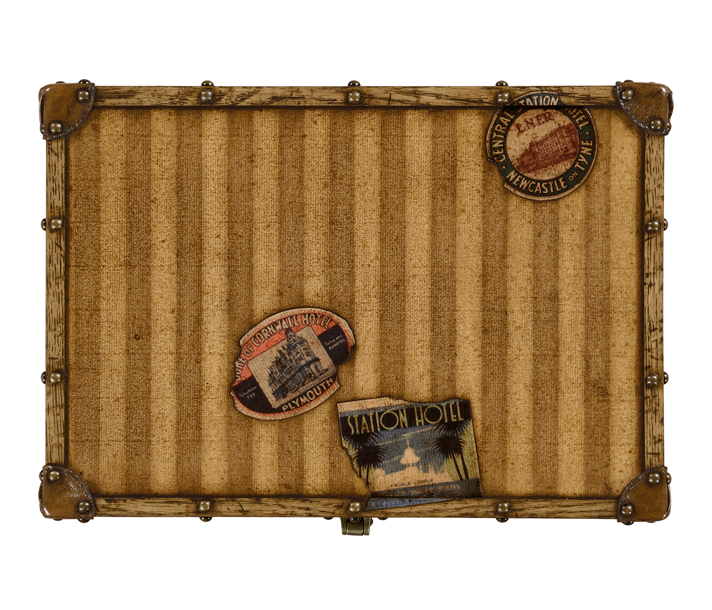 Travel Trunk Style Desktop Chest