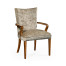 Biedermeier Style Walnut Dining Arm Chair