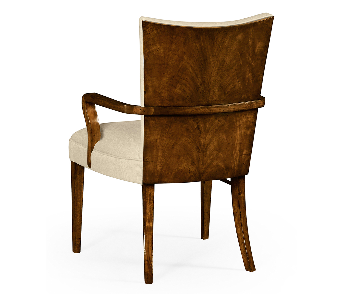 Biedermeier Style Mahogany Dining Arm Chair
