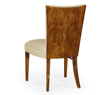 Biedermeier Style Walnut Dining Side Chair