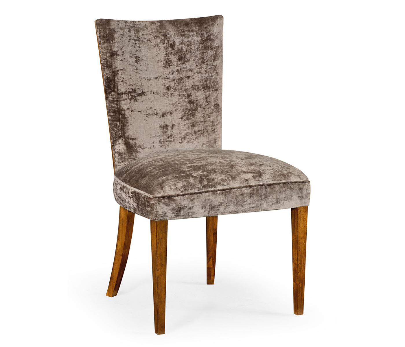 Biedermeier Style Walnut Dining Side Chair