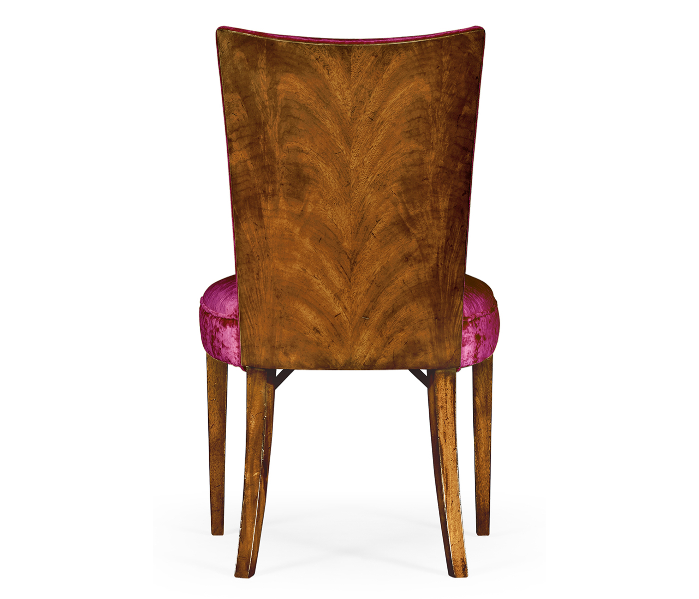 Biedermeier Style Walnut Dining Side Chair