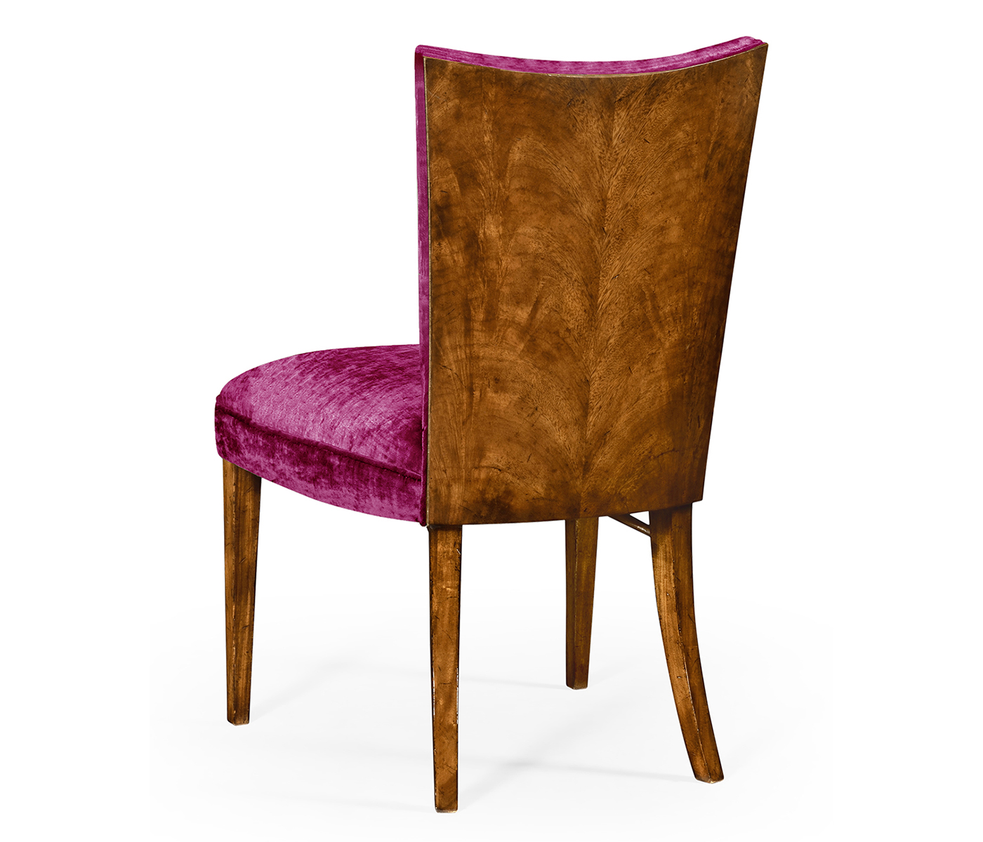 Biedermeier Style Walnut Dining Side Chair