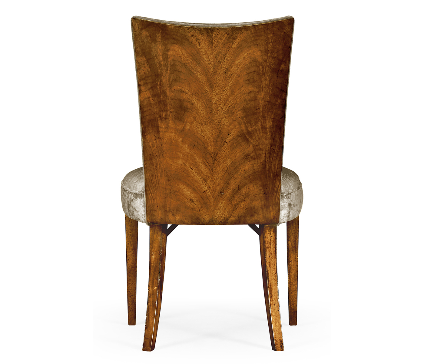 Biedermeier Style Walnut Dining Side Chair