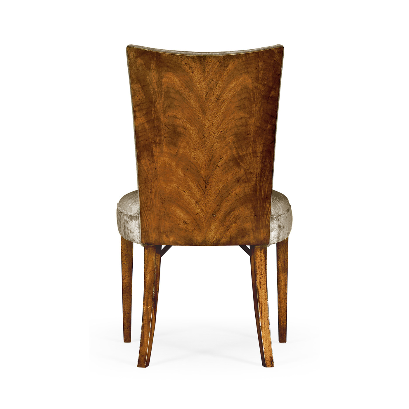 Biedermeier Style Walnut Dining Side Chair