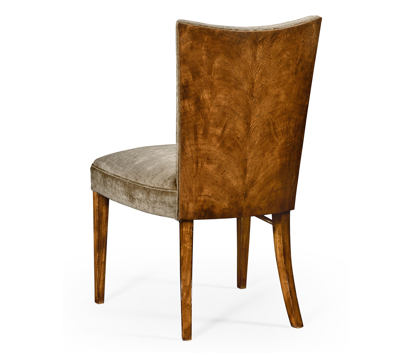 Biedermeier Style Walnut Dining Side Chair