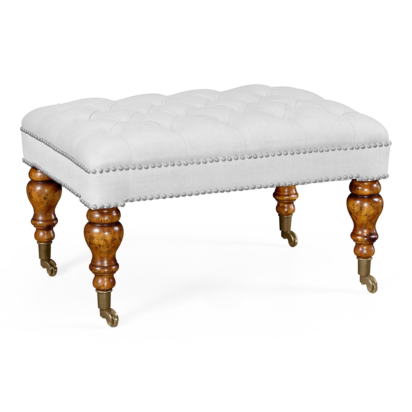 Large Chesterfield Style Footstool/Ottoman