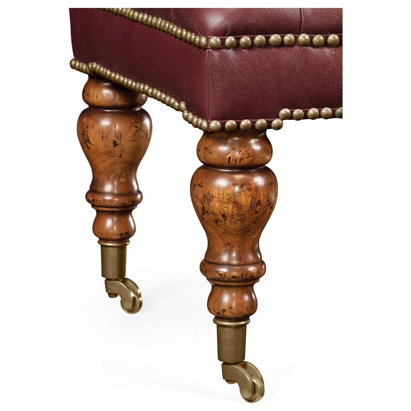 Large Chesterfield Style Footstool/Ottoman