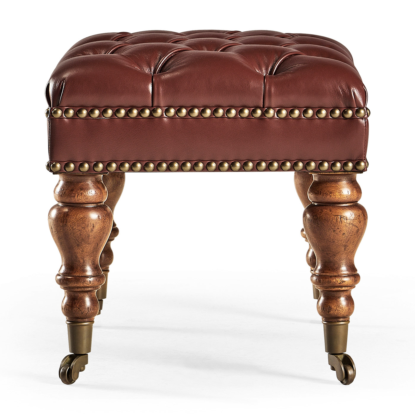 Small Chesterfield Style Footstool/Ottoman