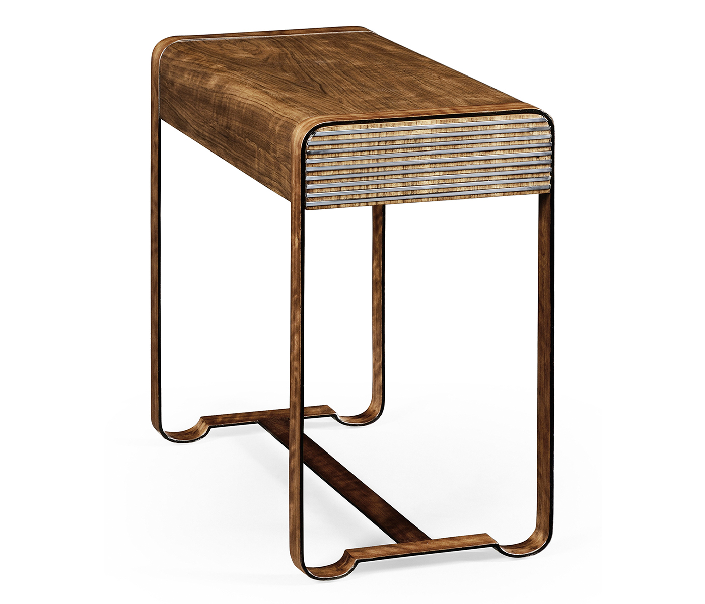 50's Americana side table with steel details