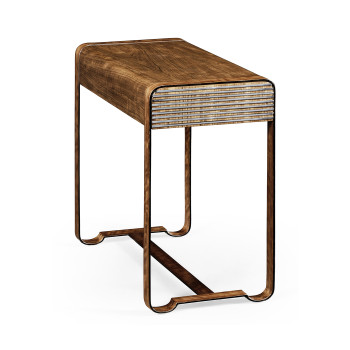 50's Americana side table with steel details