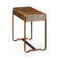 50's Americana side table with steel details