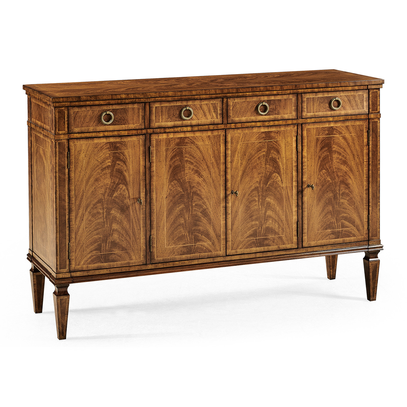 Windsor Regency Crotch Walnut Sideboard
